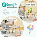 6-in-1 Convertible Baby High Chair with Adjustable Removable Tray by LJGDeals