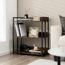 3/5-Tier Industrial Bookshelf Storage Shelf Display Rack with Adjustable Shelves by LJGDeals