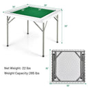 4-Player Mahjong Game Table with Iron Frame by DirectDeals