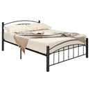 Modern Platform Bed with Headboard and Footboard by DirectDeals