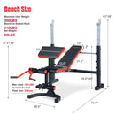 Adjustable Olympic Weight Bench for Full-body Workout and Strength Training by LJGDeals