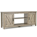 59 Inches TV Stand Media Console Center with Storage Cabinet-Natural by DirectDeals