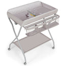 Baby Changing Table with Safety Belt and 4-side Defence-Gray by LJGDeals
