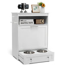 Pet Feeder Station with Stainless Steel Bowl by LJGDeals