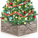 28.5 Inch Wooden Tree Collar Box for Indoor/Outdoor Use