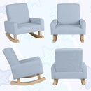 Kids Rocking Chair with Solid Wood Legs by LJGDeals