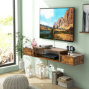 55 Inches Floating TV Stand with Power Outlet by LJGDeals