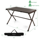 4-6 Person Portable Aluminum Camping Table with Carrying Bag by LJGDeals