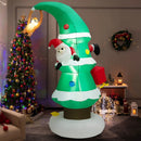 8 Feet Inflatable Christmas Tree with Santa Claus by LJGDeals