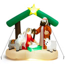 6.7 Feet Christmas Inflatable Nativity Scene with LED Lights by LJGDeals