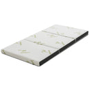 Portable Tri-fold Memory Foam Floor Mattress Topper Portable with Carrying Bag by LJGDeals