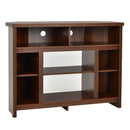 Modern Corner TV Stand with Adjustable Shelves for TVs up to 48 Inch by LJGDeals