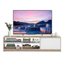 63 Inch TV Stand with Push-to-Open Door Cabinet for TVs up to 75 Inch by LJGDeals