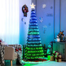 6.2 Feet Pop-up Lighted Christmas Tree with 282 RGB LED Lights-Green by LJGDeals