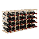 36-Bottle Wooden Wine Rack for Wine Cellar by LJGDeals