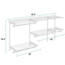 Custom Closet Organizer Kit 3 to 5 Feet Wall-Mounted Closet System with Hang Rod by DirectDeals