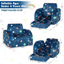 3-in-1 Convertible Kid Sofa Bed Flip-Out Chair Lounger for Toddler by LJGDeals