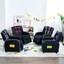 Kids Recliner Chair with Side Pockets and Footrest by LJGDeals