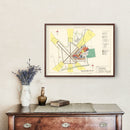 Vintage Map of Alexandria Air Force Base, 1952