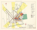 Vintage Map of Alexandria Air Force Base, 1952