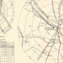 Vintage Map of the Alexandria Air Force Base Vicinity, 1952