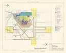 Vintage Map of Altus Municipal Airport, 1952