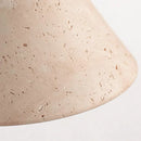Conical Finley Travertine Wall Lamp