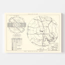 Vintage Map of the Ardmore Municipal Airport Vicinity, 1952