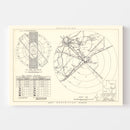 Vintage Map of the Galveston Air Force Base Vicinity, 1952