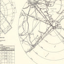 Vintage Map of the Galveston Air Force Base Vicinity, 1952