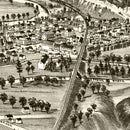 Vintage Map of Moosic, Pennsylvania 1892