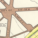 Vintage Map of Godman Air Force Base, 1951