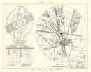 Vintage Map of the Langley Air Force Base Vicinity, 1951
