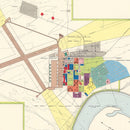 Vintage Map of Larson Air Force Base, 1951