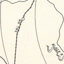 Vintage Map of the Myrtle Beach Air Base Vicinity, 1952