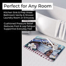 Barq's and old washtub Memory Foam Kitchen Mat Machine Washable Anti-Fatigue Cushion Comfort Bath or Kitchen Rug