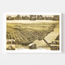 Vintage Map of Morrisville, Pennsylvania 1893