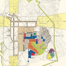 Vintage Map of Raleigh - Durham Municipal Airport, 1952