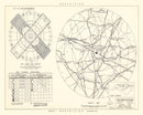 Vintage Map of the Raleigh - Durham Municipal Airport Vicinity, 1952