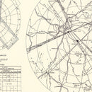 Vintage Map of the Sewart Air Force Base Vicinity, 1952
