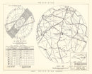 Vintage Map of the Seymour - Johnson Air Base Vicinity, 1953