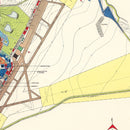 Vintage Map of Shaw Air Force Base, 1953