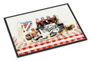 Barq's oysters Doormat Indoor Outdoor 24H X 36W Front Door Mat Rugs for Entryway, Non Slip Washable Low Pile,