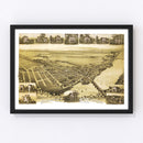 Vintage Map of Morrisville, Pennsylvania 1893