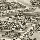 Vintage Map of Moscow, Pennsylvania 1891