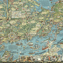 Vintage Map of Cape Ann, 1934