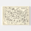 Vintage Map of United States 1926