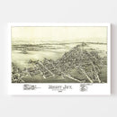 Vintage Map of Mount Joy, Pennsylvania 1894