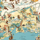Vintage Map of Alaska 1935