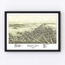 Vintage Map of Mount Joy, Pennsylvania 1894